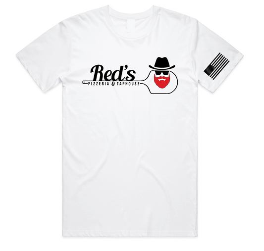 Reds Pizzeria Tee (White)