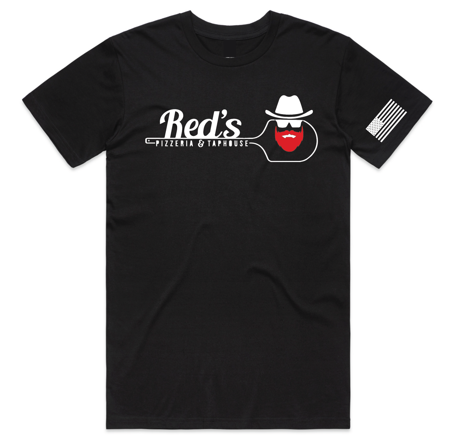 Reds Pizzeria Tee (Black)